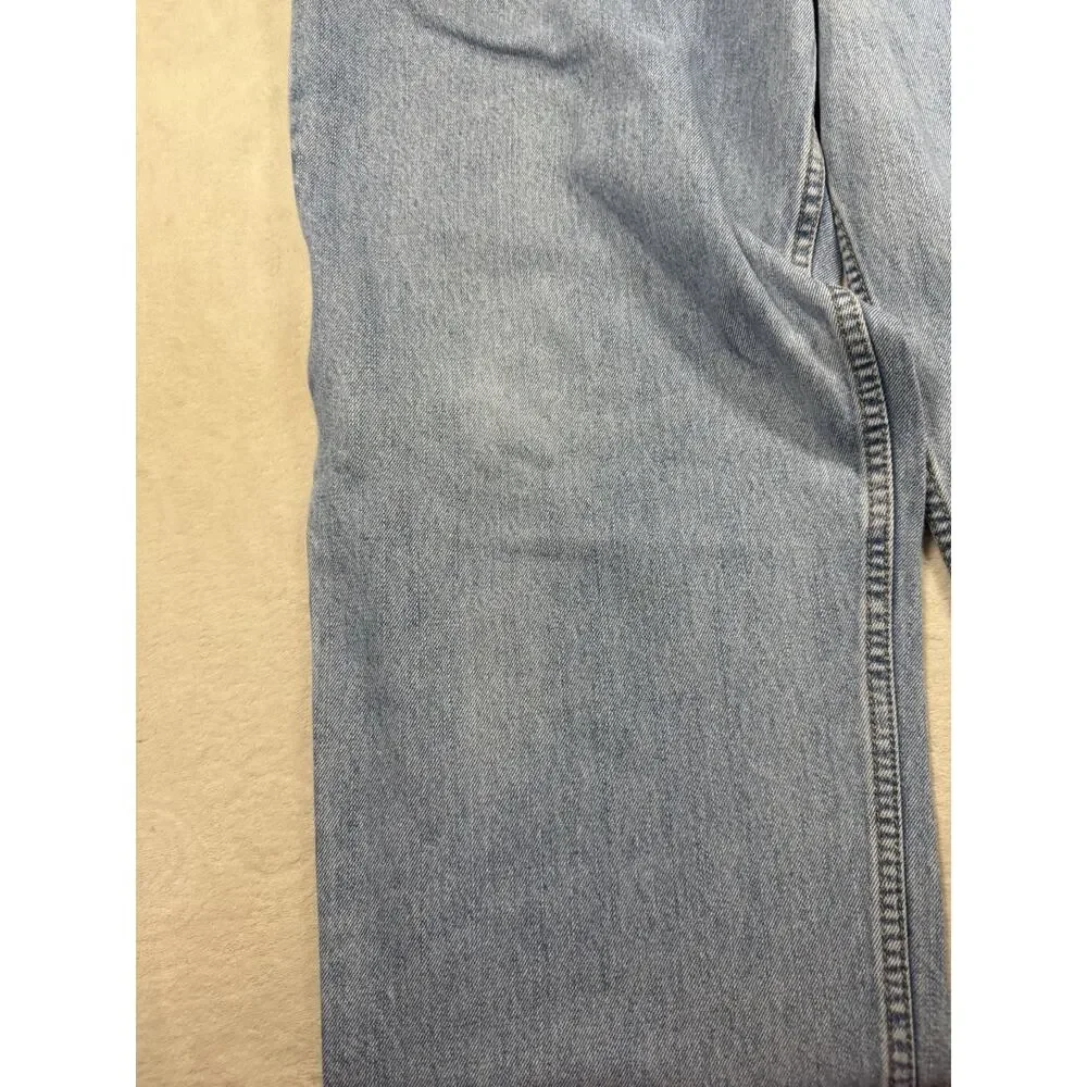 Levis 550 Jeans Mens 40x32 Relaxed Fit Light Wash Blue Denim Cotton